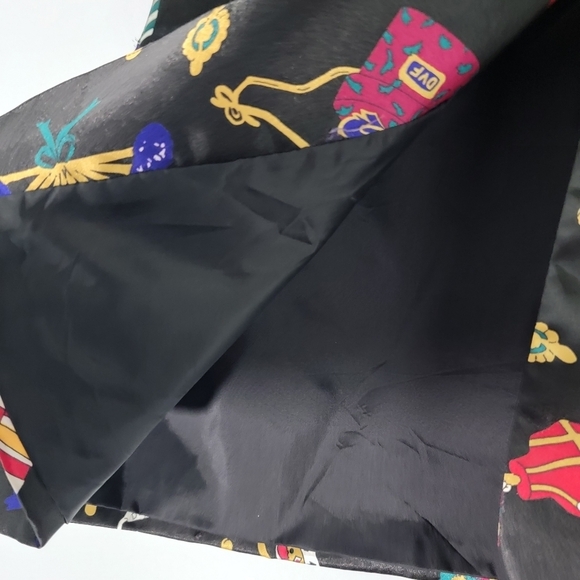 VTG Diane Von Furstenberg Men's Holiday Christmas Print Vest Sz M - Picture 5 of 12